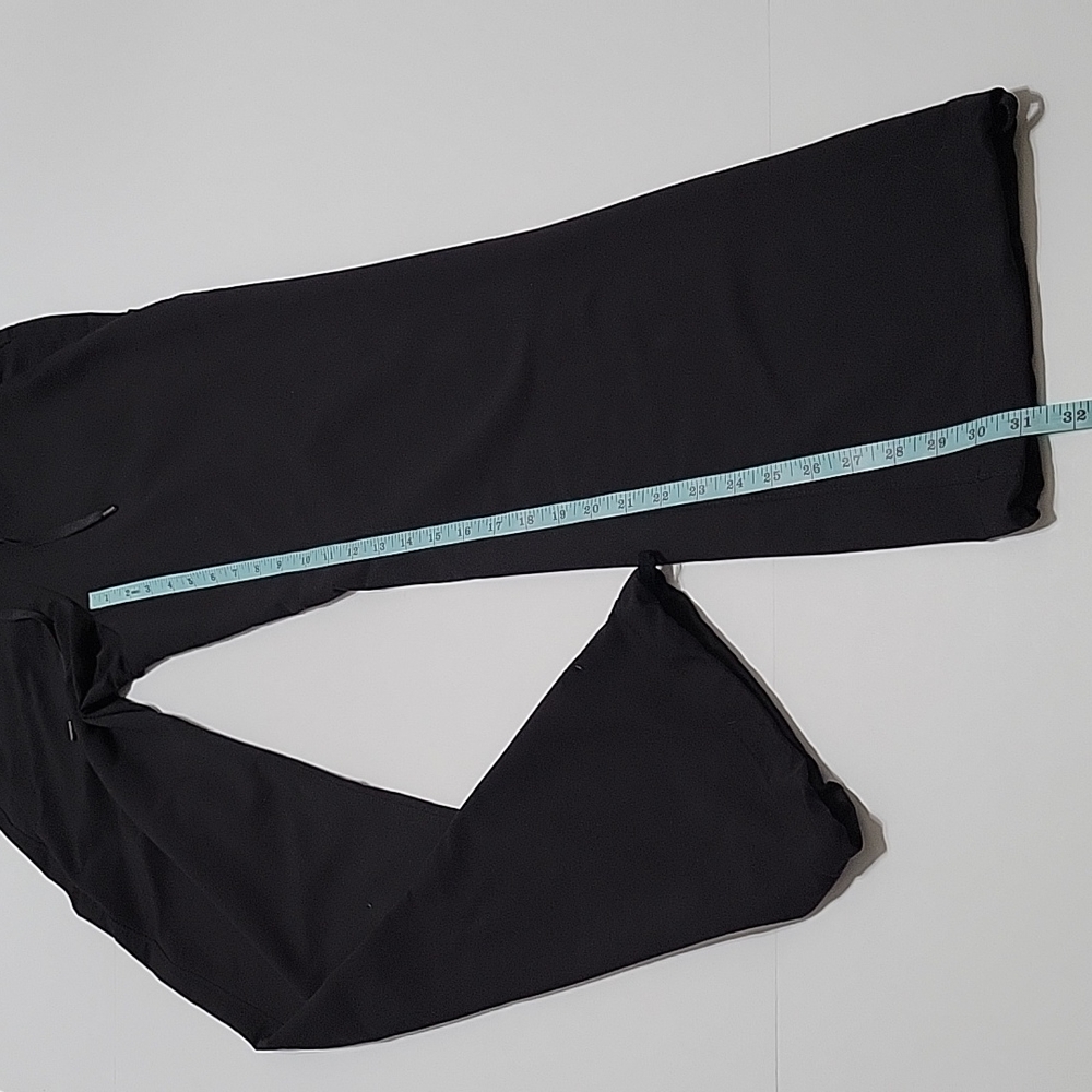 Athleta Midtown mid- rise trouser wide leg black athletic pants women's size 0 - Picture 12 of 15
